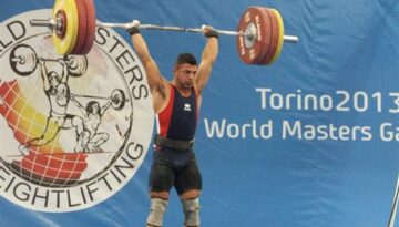 160 kg slancio BOMBACI RECORD DEL MONDO 550