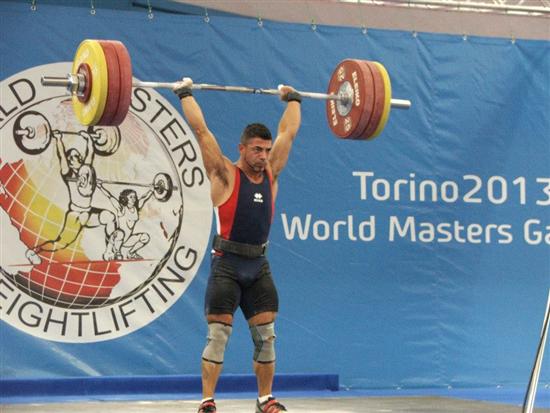 160 kg slancio BOMBACI RECORD DEL MONDO 550