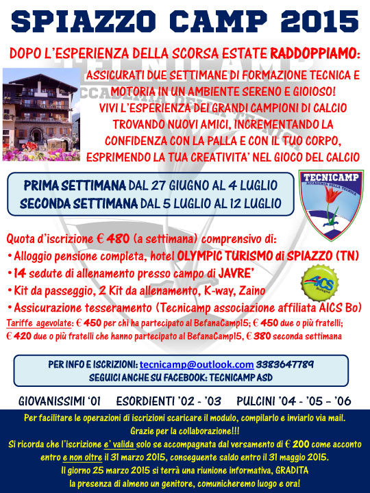 spazio camp2015