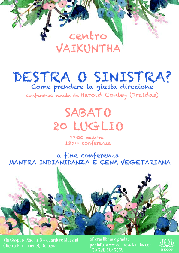 Centro vaikuntha destra sinistra