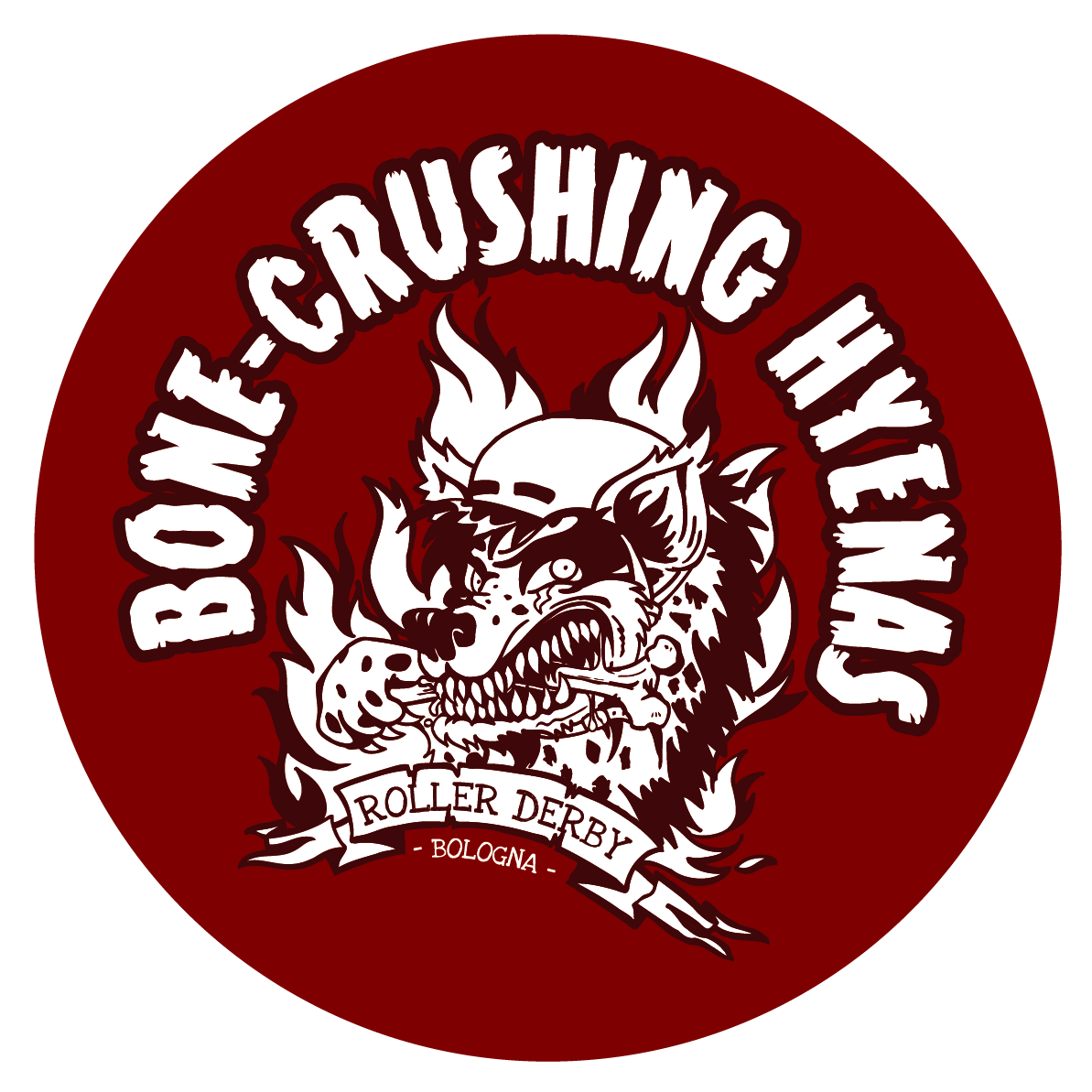 Bone crushing hyenas