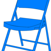 sedia blu