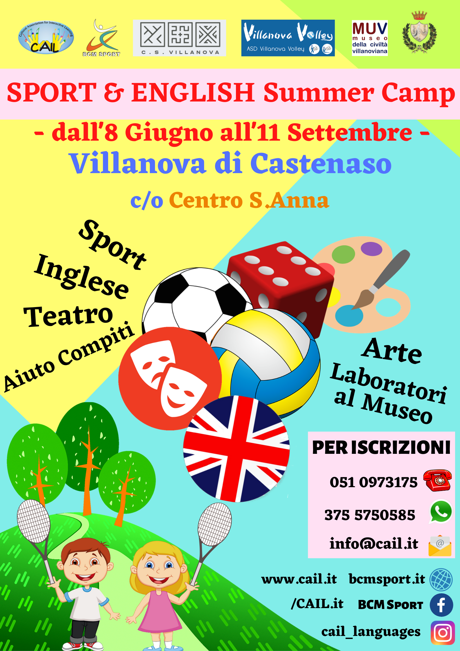 Locandina-Sport-English-Summer-Camp-Villanova-2020