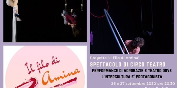 Spettacolo di Circo/teatro a tema interculturale “Il Filo di Amina”