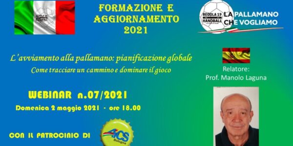 Webinar di Avviamento alla pallamano: pianificazione globale