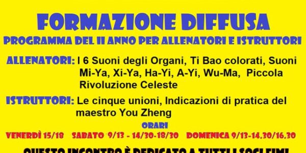 qi gong – Formazione diffusa