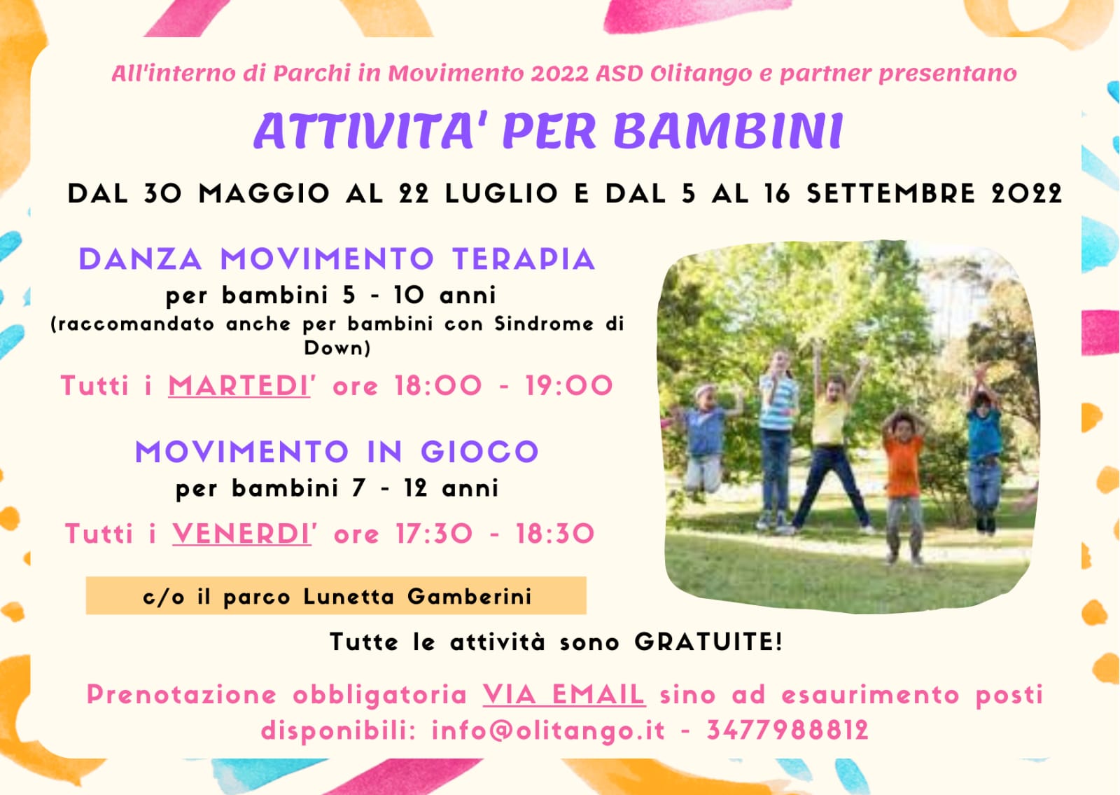 Volantino.Attivita.Bambini.Parchi2022