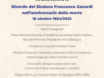 Ricordo del Sindaco Francesco Zanardi