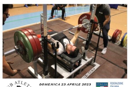 Qualificazioni Campionati Italiani Assoluti & Master di distensione su panca 2023