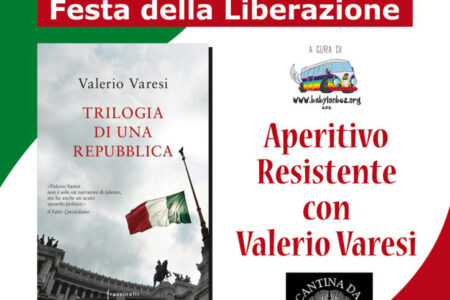 TRILOGIA DI UNA REPUBBLICA, aperitivo Resistente con Valerio Varesi
