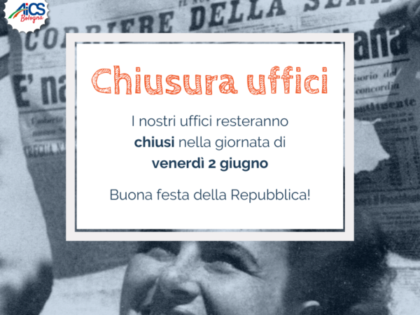 Chiusura uffici AICS Bologna