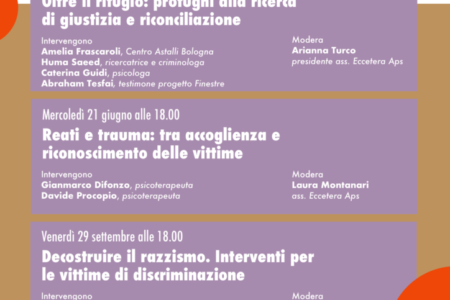 Ciclo di incontri sulla vittimizzazione