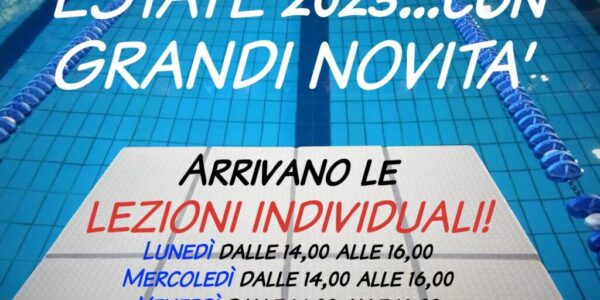 Lezioni individuali per adulti di nuoto