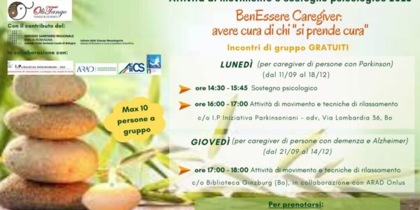 BenEssere Caregiver – avere cura di chi “si prende cura”