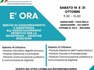 Progetto E’ ora, corso di formazione