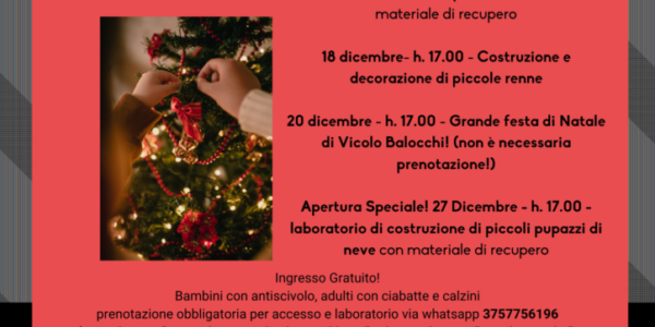 Il SET Vicolo Balocchi ti aspetta per un Natale scintillante!
