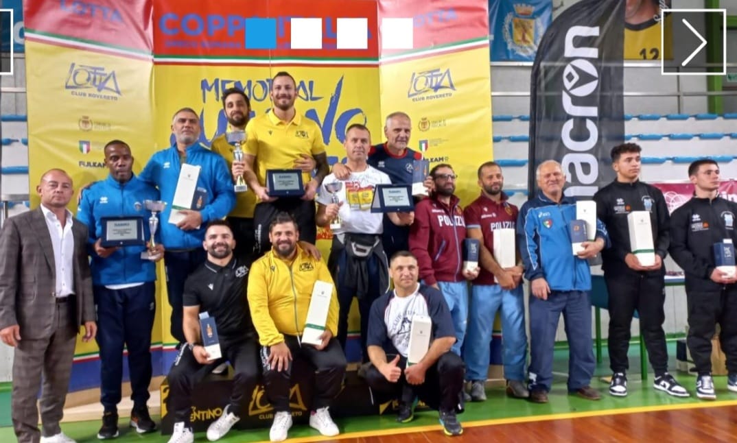 Podio a squadre Coppa Italia CAB 1° class senior