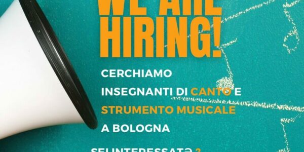 Dolci Accenti cerca insegnanti di canto e strumento musicale a Bologna