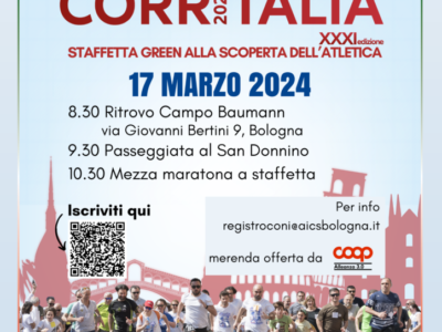 Corritalia 2024, Staffetta green alla scoperta dell’atletica