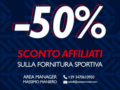 Vèstiti del marchio AICS con Eye Sport: sconti per circoli affiliati