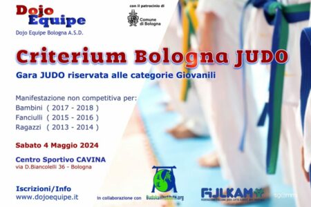 Terza edizione del Trofeo Smiraglia di Judo Grand Prix riservato ai “Veterans” Coppa Fantoni e Criterium Bologna Judo