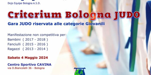 Terza edizione del Trofeo Smiraglia di Judo Grand Prix riservato ai “Veterans” Coppa Fantoni e Criterium Bologna Judo