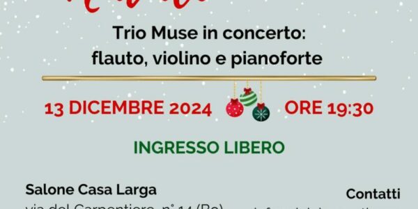 Natale da Camera | Trio Muse in concerto (flauto, violino e pianoforte)