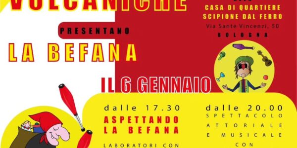 Le Fucine Vulcaniche presentano la Befana alla Casa di Q.re Scipione dal Ferro
