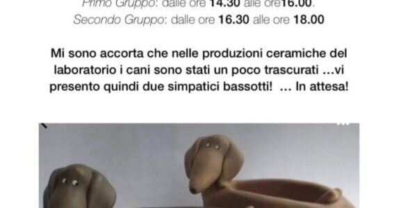 Riprendono i corsi in Bottega Arte Ceramica da gennaio 2025