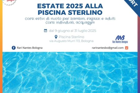 Corsi estivi alla Piscina Sterlino