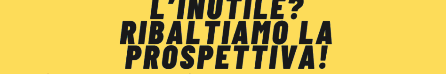 Un Festival inutile? Dipende dalla prospettiva